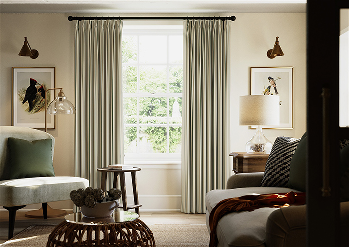The British Stripe Co. Charles, Chilterns No.1 - Made to Measure Curtains - Image 3